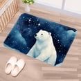 thumbnail image 5 of Polar Bear Elegant Polyester Indoor Rug, Non-Slip Chair Rug, Machine Washable Floor Rugs, 5 of 6