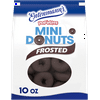Entenmann's Pop'ettes Frosted Chocolate Mini Donuts, 10 oz Bag