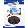 Entenmann's Pop'ettes Frosted Donuts, 10.5 oz, Chocolate Mini Donuts, Bag