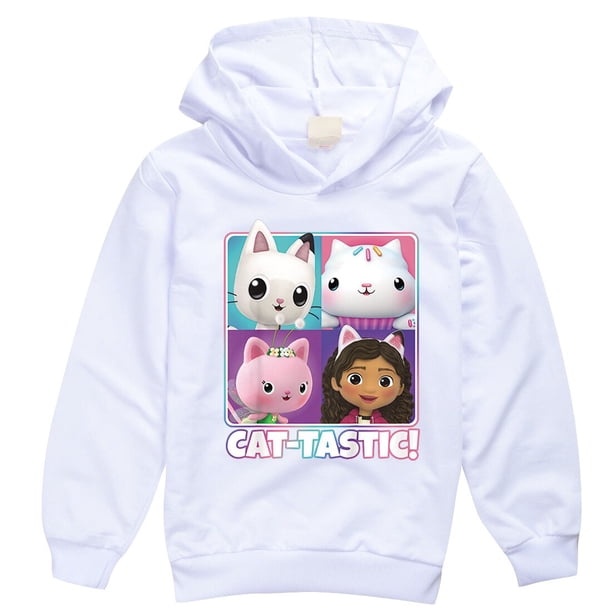 Ropa de casa de muñecas para niñas de 2 a 10 años con capucha Princesa Dibujos animados Gatos lindos Deportes y camisetas de ocio zhangmenya LED
