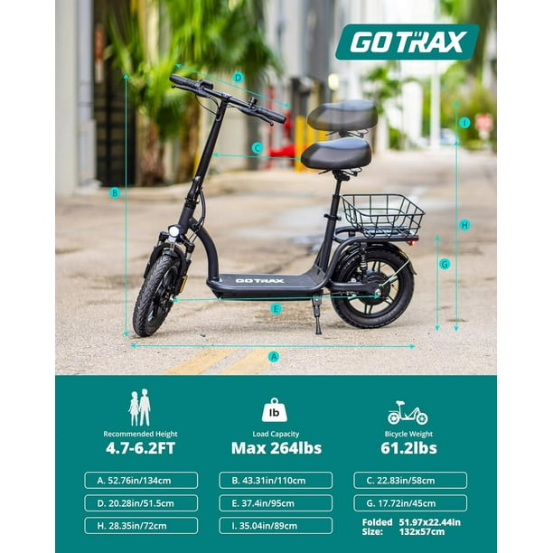 GOTRAX FLEX ULTRA Electric Scooter for Childcare Logistics