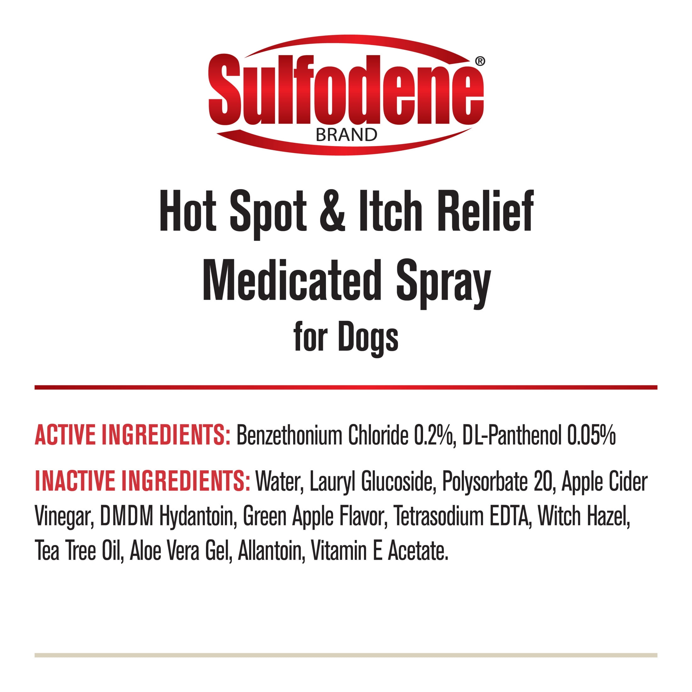 Sulfodene Hot Spot & Itch Relief Medicated Spray for Dog 8 Fluid Ounce