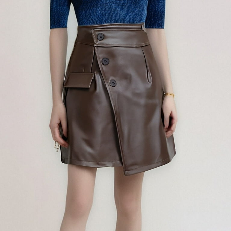 women's faux-leather-skirt a-line dress Amazon.com: APCGSM Women's Faux Leather Skirt Long Patchwork A-line Wrap  Pleated PU Leather Midi Skirt Bodycon (Color : 50, Size : Large) :  Clothing, Shoes & Jewelry