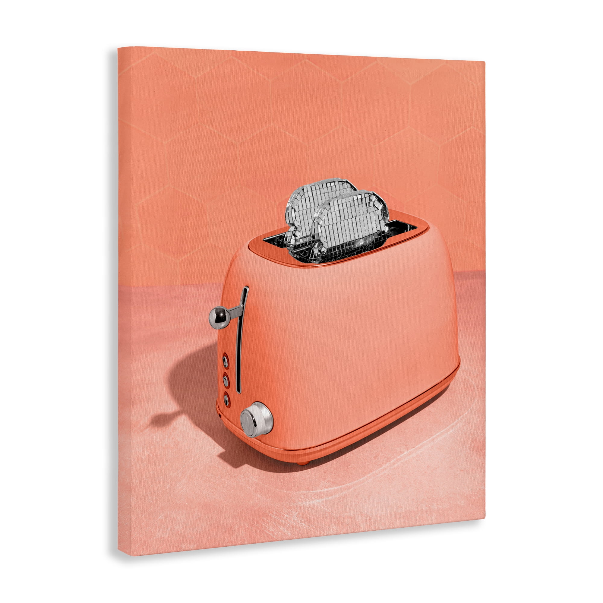 Stupell Industries Disco Toast over Orange Canvas Wall Art, design by LISH Creative