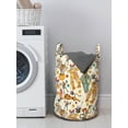 thumbnail image 3 of Circus Laundry Bag, Vintage Clown and the Wand Doing a Trick Doodle Style Design Funny Design, Hamper Basket with Handles Drawstring Closure for Laundromats, 13" x 19", Multicolor, by Ambesonne, 3 of 4
