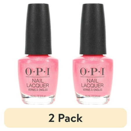 (2 pack) OPI Nail Lacquer, Princesses Rule!, Nail Polish, 0.5 fl oz