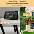 thumbnail image 4 of Amdohai 7.5Inch Large DisplayTuya WIFI 328FT（100M ) Sensing Distance Wireless Weather Station, 4 of 8