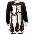 thumbnail image 1 of African Kids Apron, Young Women in Native Costumes Carnival Festival Theme Dance Moves Print, Boys Girls Apron Bib with Adjustable Ties for Cooking Baking Painting, Multicolor, by Ambesonne, 1 of 2