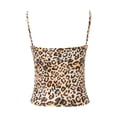 thumbnail image 6 of RMGVDSD Womens Tank Tops Summer Camisoles Fashion Casual Leopard Print Sleeveless Scoop Neck Tank Tops Adjustable Cami Tops Daily Wear Versatile Camisoles, 6 of 8