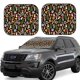 thumbnail image 1 of Balery Mushrooms Parasol para parabrisas de coche de 2 piezas | Parasol plegable para parabrisas delantero de coche para la mayoría de sedanes-Medium, 1 of 6