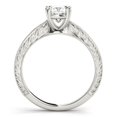 thumbnail image 2 of Lina Jewel 2.02 Ct Cushion Cut Engagement Ring for Women's - Vintage Style Solitaire - Lab-Created Simulated Diamond - 14K White Gold Plated Wedding Rings for Women's - Timeless Proposal Rings, 2 of 5