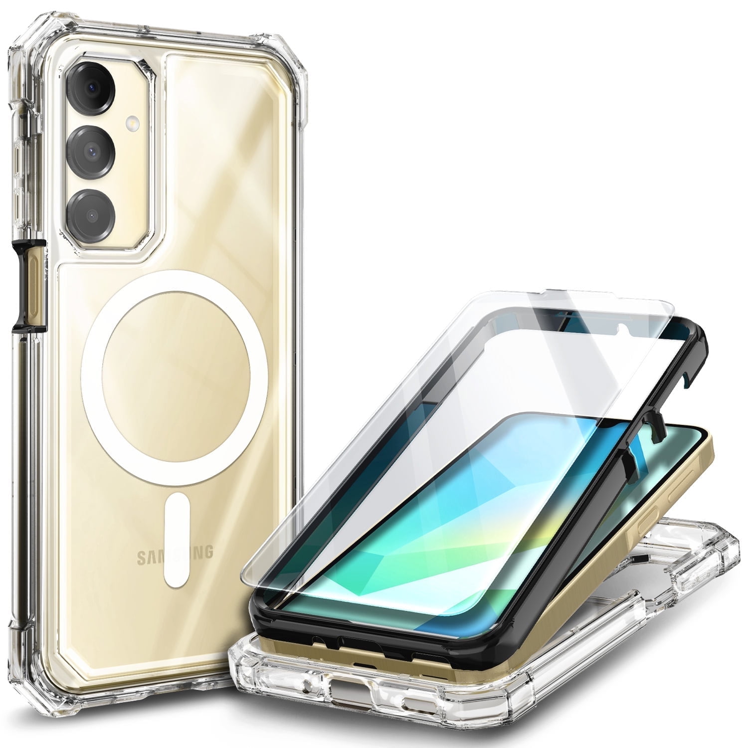 NGB SUPREMACY For Samsung Galaxy A36 5G / Galaxy A37 5G Phone Case Wireless Charging MagSafe/Qi Magnetic Car Mount Galaxy A36/A37 Case Cover