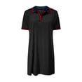 thumbnail image 3 of Golf Dresses for Women Tennis Athletic Mini Dress 2025 Summer Casual Short Sleeve Collared V Neck Shirt Dress with Pockets, 3 of 8
