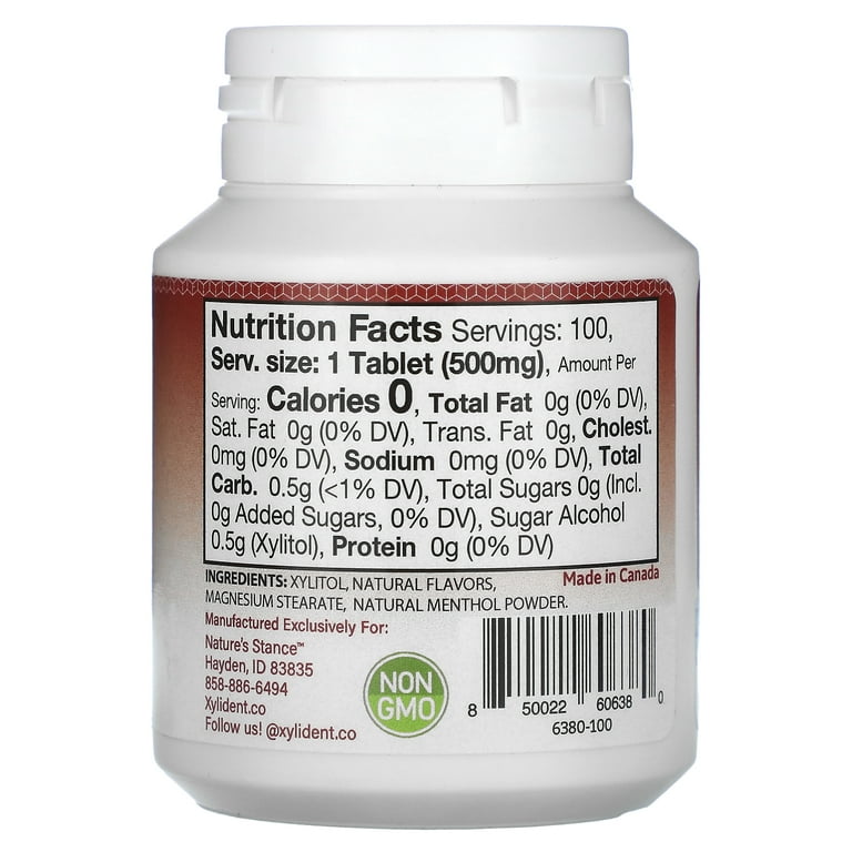 @XYLIDENT！ XyliDENT Dry Mouth Moisturizing Tablets with Xylitol