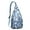 Sky-blue-4, variant on Marble Tie Dye Fanny Pack - Unique Psychedelic Swirl Pattern Waist Bag (Vintage Rainbow Design, Hands-Free Convenience)