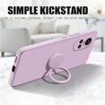 thumbnail image 4 of For Funda Oppo Reno 10 5g Liquid Silicone Ring Holder Soft Phone Skin Cover for Oppo Reno 10 Pro Upgrade Shockproof Back Fundas Pink For Reno 10 5g, 4 of 6