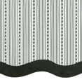thumbnail image 4 of Achim Westport Window Curtain Valance - 58x14 - Black/White, 4 of 5