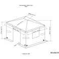 thumbnail image 4 of Sojag Grey Winter Cover for Gazebos, 12 ft. x 20 ft., 4 of 9