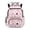 Pink Cat Claw, variant on Aplkyhs Backpack for Girls Boys Age 6-18 Just A Girl Who Loves Football School Bag Lightweight Water Repellent Student Bookbag Cute Axolotl Ice Cream