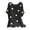 black, variant on Prime Same Day Delivery Items Woman Vintage Cotton-Blend O-Neck Short Sleeve Floral Print Top T-Shirts Blouse