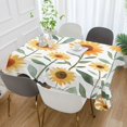 thumbnail image 2 of Yayeee Tablecloths 60" x 120" Rectangle Wrinkle Resistant Party Table Cover, Sunflowers and Leaves Pattern, 2 of 8