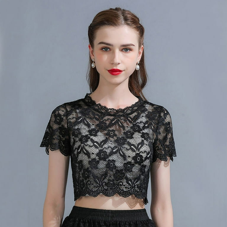 Detachable Fake Collar Lace Inserts Half Shirt Blouse False Collar