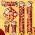 thumbnail image 4 of New Year decoration Spring couplet Spring Festival door Spring Festival door paste Fu three-dimensional decoration, 4 of 10