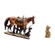 thumbnail image 5 of Figura de caballo,Figura coleccionable de caballo en miniatura,Adorno de caballo de resina,estatua de animal,decoración para el hogar,Figura de escritorio,Estatua de gato,linda decoración, 5 of 8