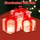 thumbnail image 4 of Cajas Navidad Regalo Adorno Falda Juego 3 Luces, 4 of 9
