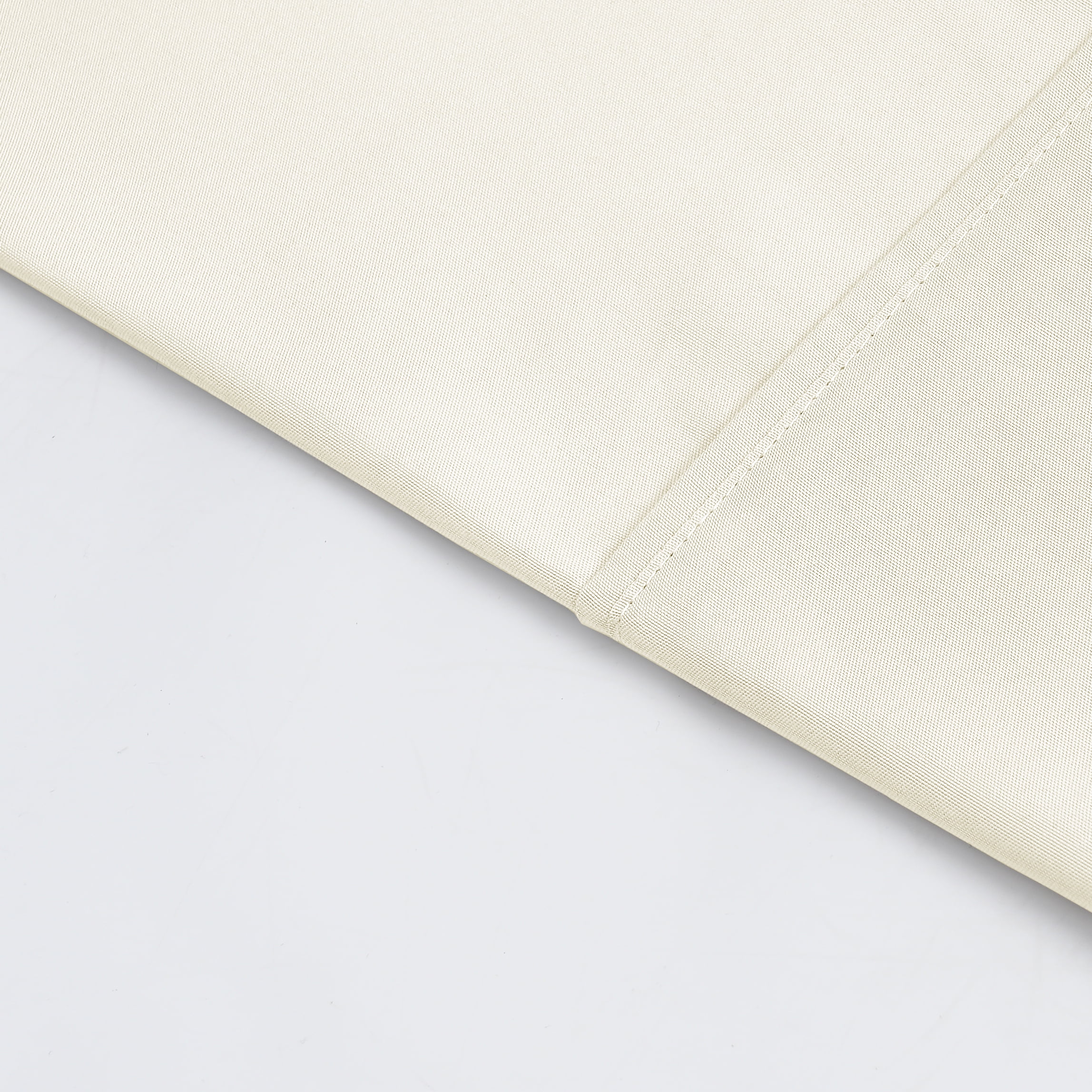 Mainstays Super Soft Brushed Microfiber Bed Sheet Set, Soft Ivory, King, 4 Piece