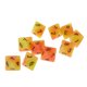 thumbnail image 4 of de Dados de 8 Caras Piezas, Colores de 18 Mm para s de Casino, Regalos, Enseñanza , Amarillo + Naranja Hugo Juego de dados de 8 caras, 4 of 9