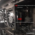 thumbnail image 5 of 120mm RAM Module Cooling Pump Radiator Support Drainage Reservoir Mount Bracket Holder Heatsink Fan, 5 of 5