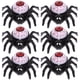 thumbnail image 1 of KAKOWELY 6 luces LED decorativas de Halloween con forma de araña y globo ocular sangriento para fiestas de Halloween, 1 of 5