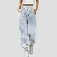 thumbnail image 1 of WILLBEST Pantalones Casuales de Cintura Alta para Mujer, Deportivos, Fitness, con Estampado Navideño y Bolsillo En La Cintura, Ropa Deportiva Cómoda. Grande, 1 of 3