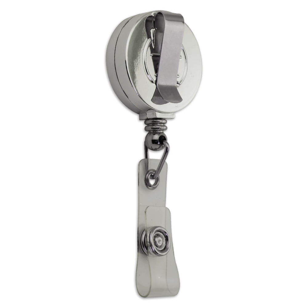 Lord of the Rings Tree of Gondor Retractable Reel Chrome Badge