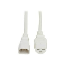 Eaton P037-005-AWH Power Cord - C14 C21 Heavy-Duty 15A, 250V, 14 AWG, 5 ft., White