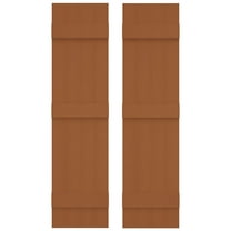 Ekena Millwork 14 in. W x 66 in. H Builders Edge, TailorMade Four Board Joined (3 Batten), Board-n-Batten Shutters, Includes Matching Installation Spikes (Per Pair), 471 - Treated Cedar