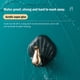 thumbnail image 4 of Gancho de pared decorativo - Acero inoxidable/adhesivo, 4 piezas, para cocina/baño, resistente/impermeable, 4 of 6