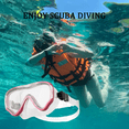 thumbnail image 5 of GJX Swim Goggles,Leak Proof Liquid Silicone Gasket Goggles Swimming Adult,Tempered Glass Lenses Swim Goggles for Men,Purple, 5 of 6