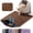 Brown, variant on RVOV Double Layer Cat Litter Mat, Honeycomb Catcher Trapping Mat, Non Slip Waterproof Urine Proof Kitty Litter Rug for Floor, Easy Clean Reusable Cat Supplies