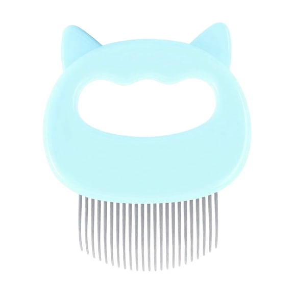 4 inch Pet Deshedding Comb, Cat Ear Shaped Floating Fur Remover, Gentle Cleaning Grooming Brush for Dog Cat Shedding Hair Care