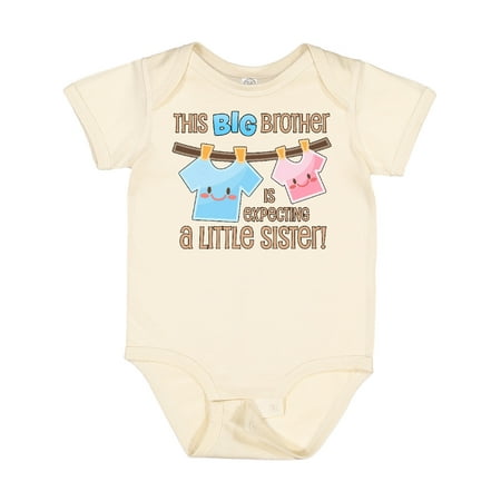 

Inktastic This Big Brother is Expecting a Little Sister Gift Baby Boy Bodysuit