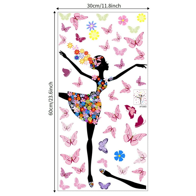 3D Colorful Butterfly 1648 Wall Paper Print Decal Deco Wall Mural  Self-Adhesive Wallpaper AJ US Lv (Woven Paper (Need Glue), 【164”x100”】  416x254cm(WxH)) 