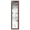 thumbnail image 2 of ArtToFrames 12" x 53" Honors Mahogany with Gold Picture Frame, 12x53 inch Brown Wood Poster Frame (WOM-5156), 2 of 7