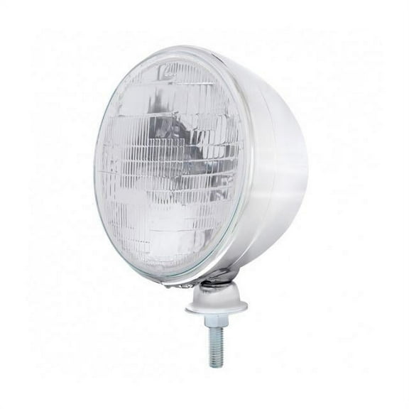 United Pacific 7 in DIETZ Style Chrome Headlight - 6014 Sealed Beam Headlight A5022SB