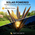 thumbnail image 3 of Lumiartisan Metal Agave Solar Lights 35cm Rustic Yard Decor Tequila Garden Statue, 3 of 8