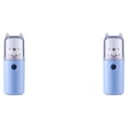 thumbnail image 2 of Rociador de niebla facial Monstrate 30ml Nebulizador hidratante Vaporizador enfriamiento portátil Recargable Azul 2piezas, 2 of 4