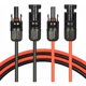 thumbnail image 3 of Cable alargador - Ambos lados - Cable solar - Rojo/negro - 6 mm2 - Con conector solar montado (2x 2m), 3 of 6