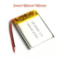 thumbnail image 2 of FOR 2Pcs 3.7V 400mAh 304040 Polymer Ion 2.0mm Connector, 2 of 2