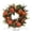 A, variant on ICQOVD Fall Wreath for Front Door Artificial Orange Floral Wreath with Small Wildflowers Indoor Outdoor Wall Hanging Thanksgiving Home Decor 15.75*15.75IN